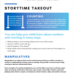 counting storytime takeout